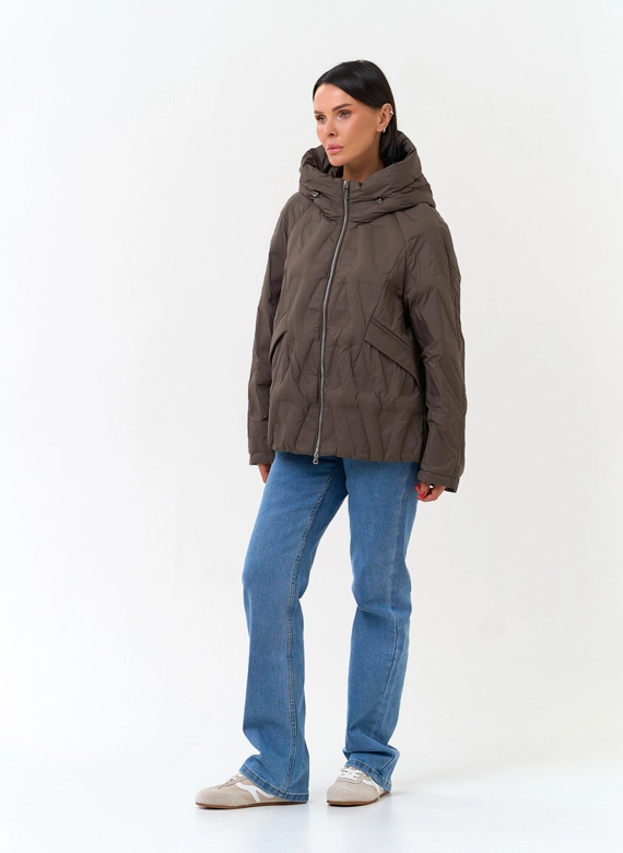 Женская куртка с капюшоном фото