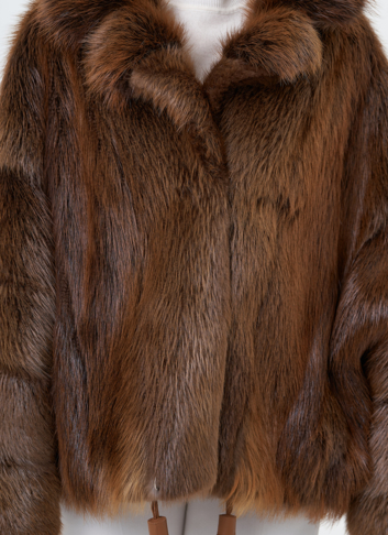 Болеро из меха бобра