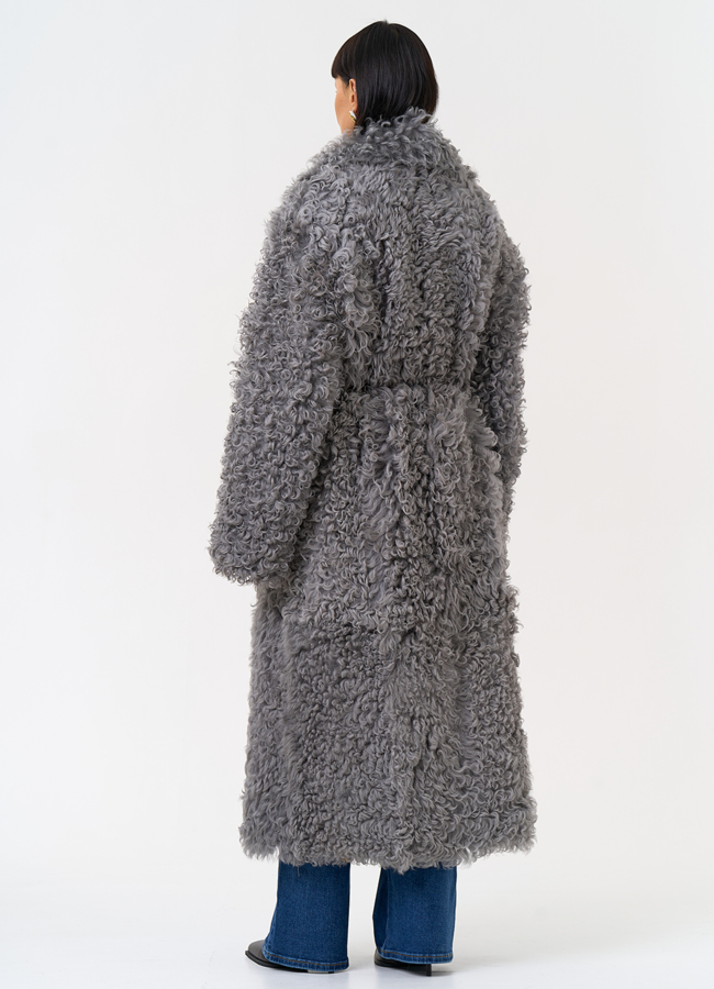 Женская двухсторонняя дубленка с английским воротником модель № 31631 универмаг малина